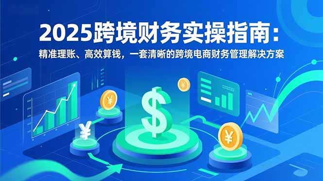 2025跨境财务实操指南：精准理账、高效算钱，一套清晰的跨境电商财务管理解决方案-极速搞钱云网创