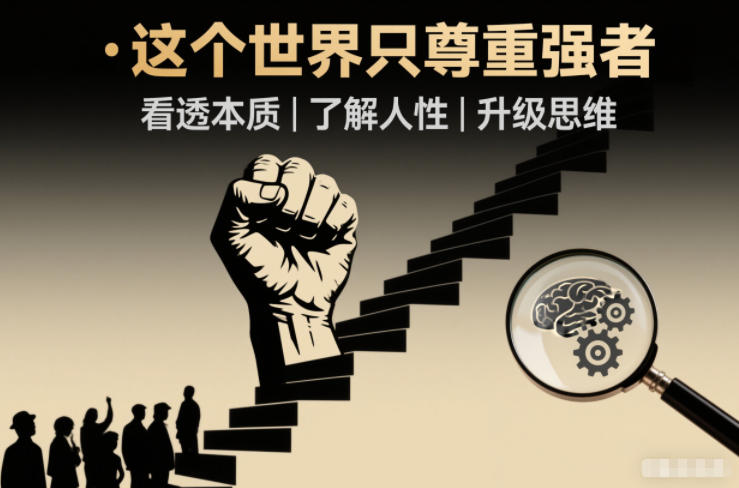 开悟1.0:这个世界只尊重强者,看透本质-了解人性-升级思维-极速搞钱云网创
