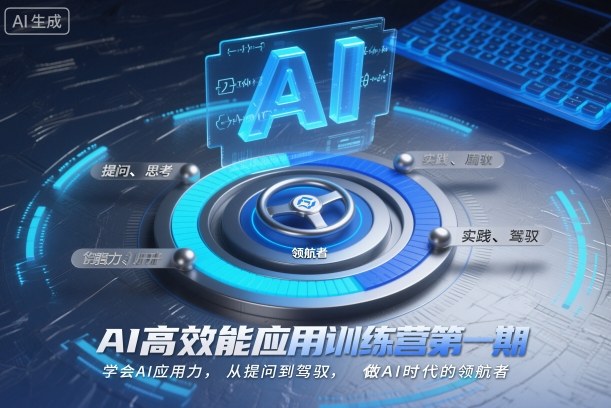 AI高效能应用训练营第一期,学会AI应用力,从提问到驾驭,做AI时代的领航者(更新)-极速搞钱云网创