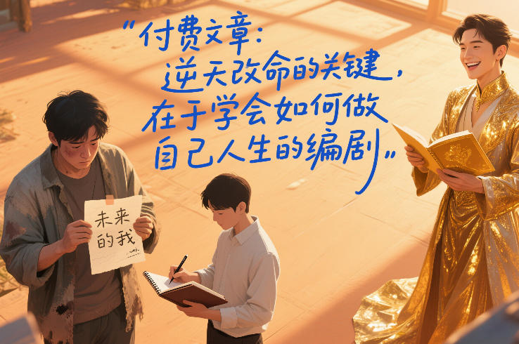 付费文章:逆天改命的关键,在于学会如何做自己人生的编剧-极速搞钱云网创