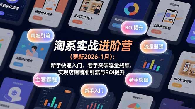 淘系实战进阶营(更新2026-1月-极速搞钱云网创