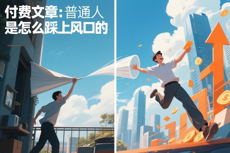 付费文章：普通人是怎么踩上风口的-极速搞钱云网创