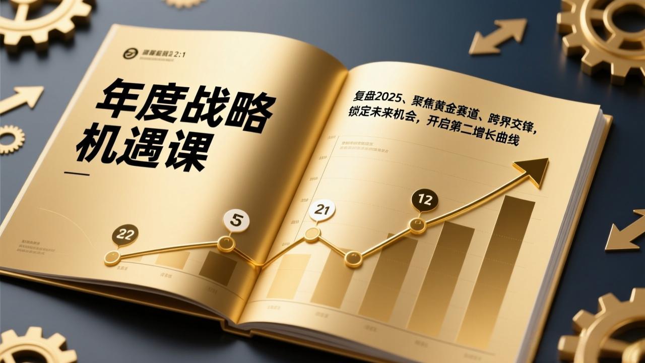 年度战略机遇课,复盘2025、聚焦黄金赛道、跨界交锋,锁定未来机会,开启第二增长曲线-极速搞钱云网创